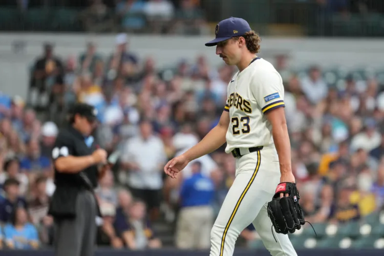 Brewers send pitcher Brandon Sproat to Triple-A after acquiring Dustin May